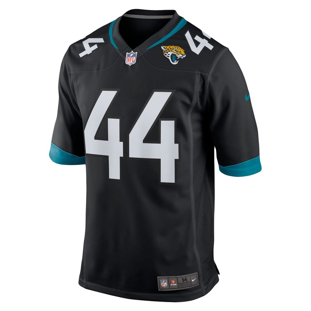 Jacksonville Jaguars Travon Walker Nike Black Player Game Jersey product image 2, provided for visual reference and product