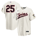 Minnesota Twins Byron Buxton Nike Cream 2026 Field of Dreams Stadium Jersey product image 1, provided for visual reference