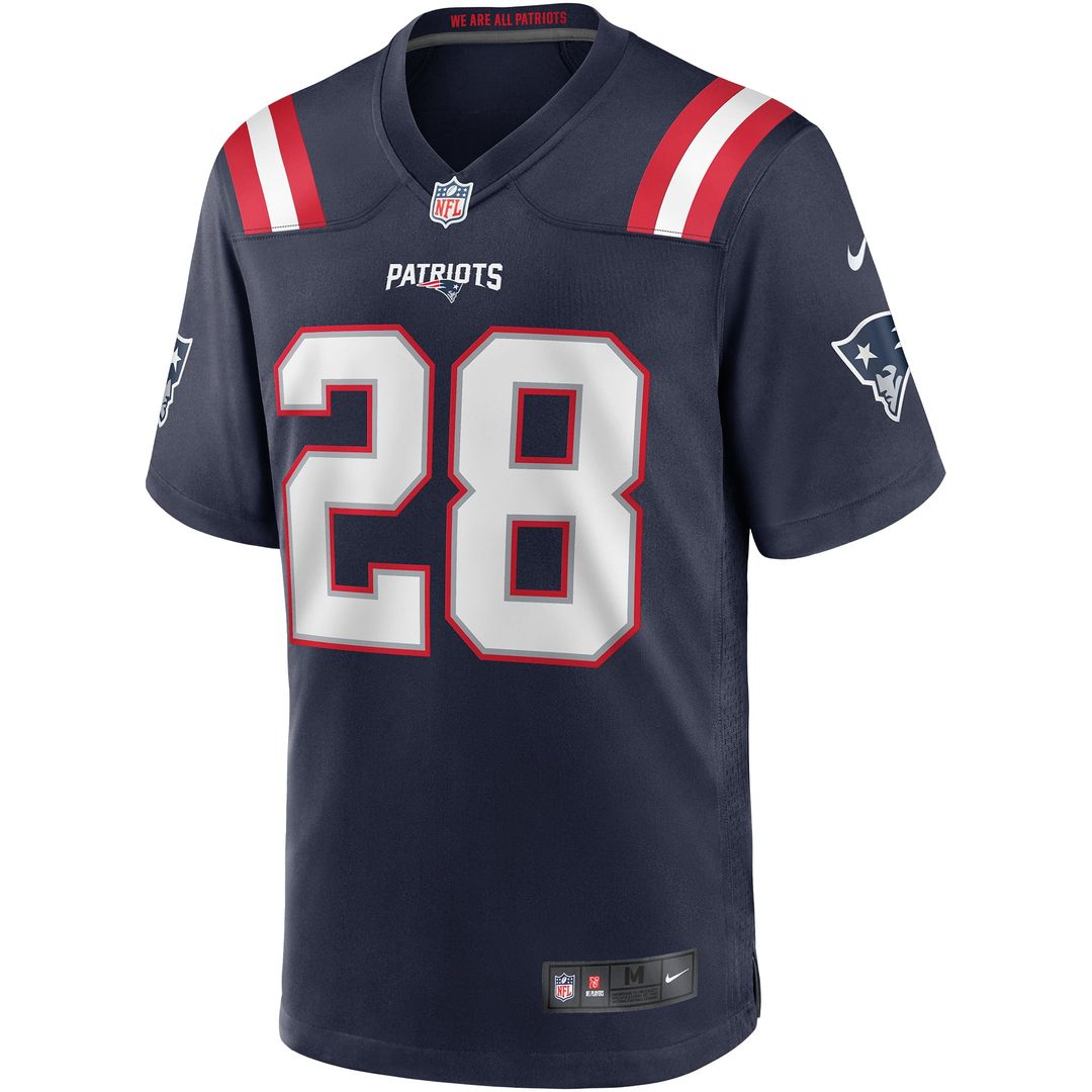New England Patriots Curtis Martin Nike Navy Game Retired Player Jersey product image 2, provided for visual reference and
