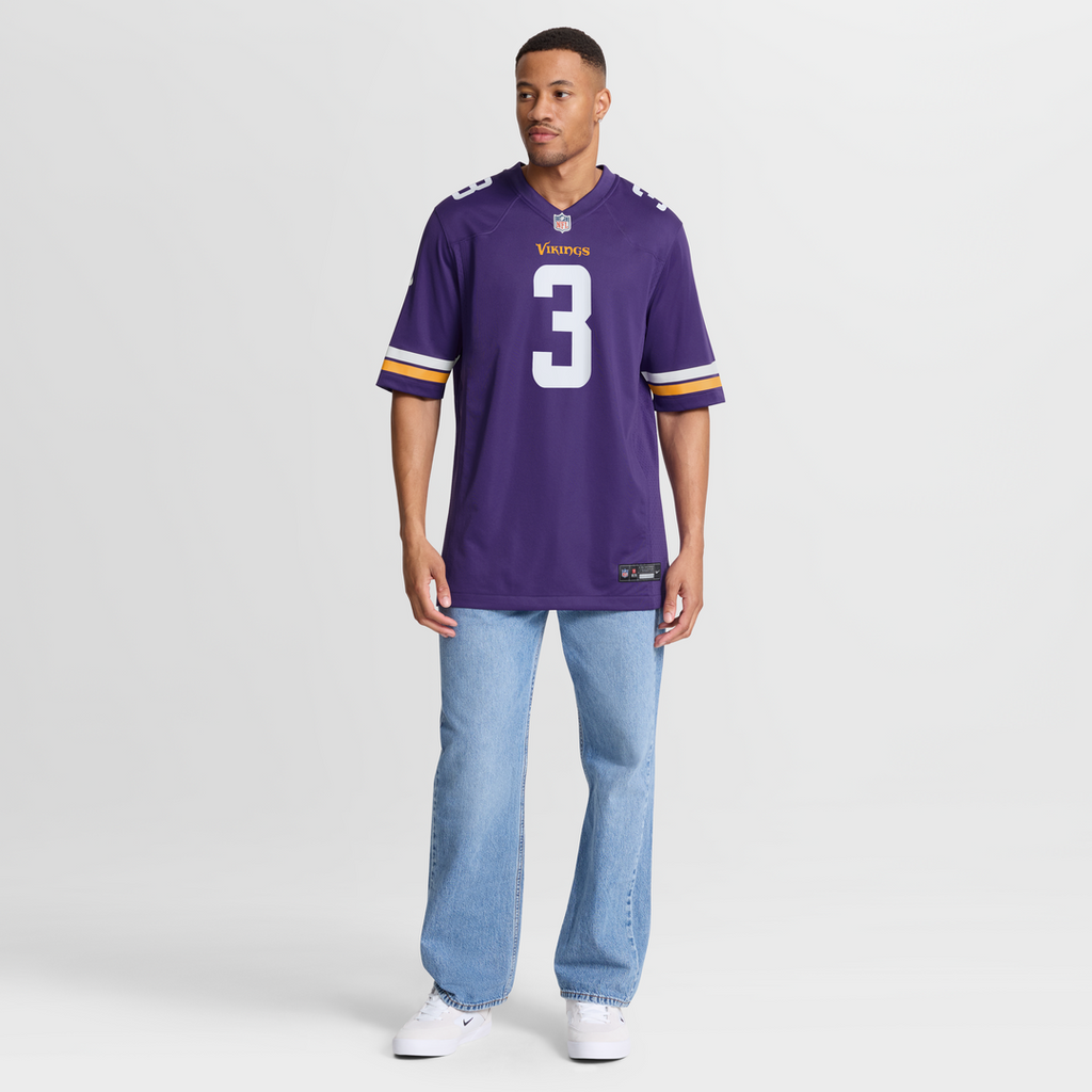 Minnesota Vikings Jordan Addison Nike White Alternate Game Player Jersey product image 13, provided for visual reference and