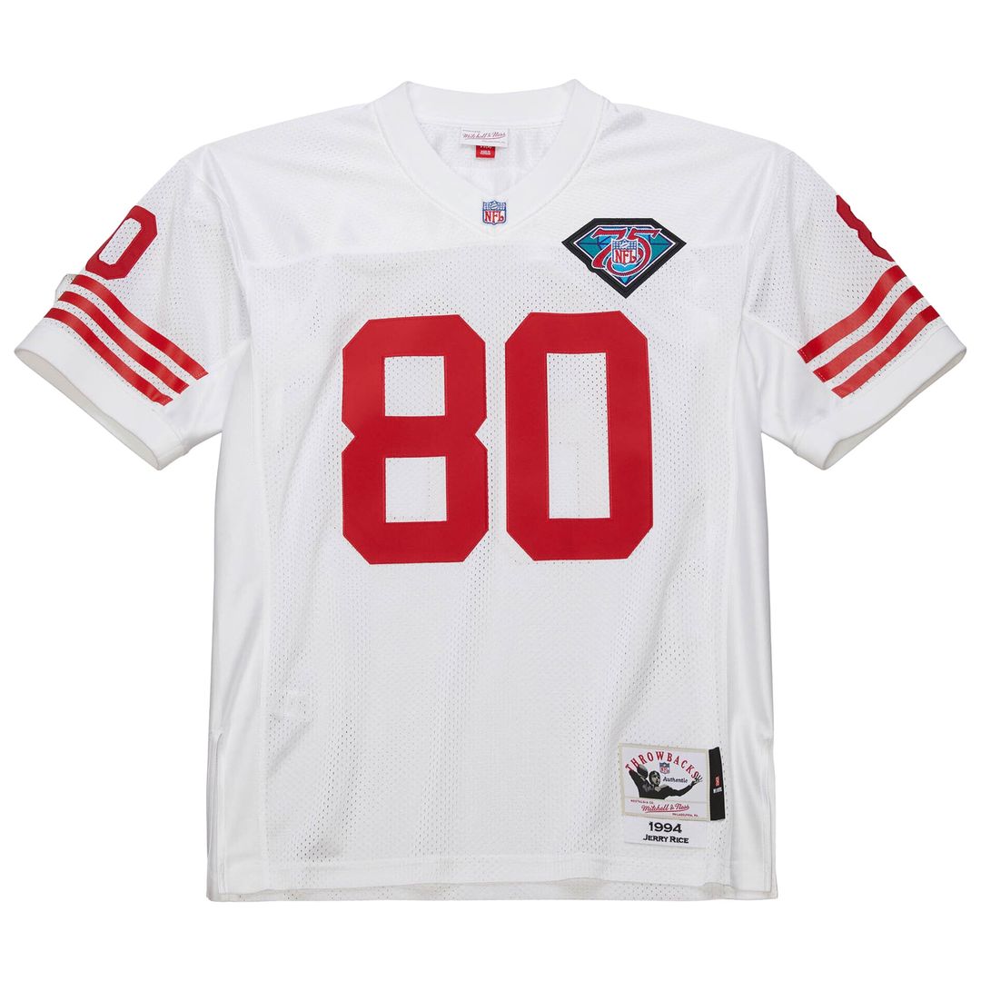 San Francisco 49ers 1994 Jerry Rice Mitchell & Ness White Authentic Throwback Retired Player Jersey product image 2,