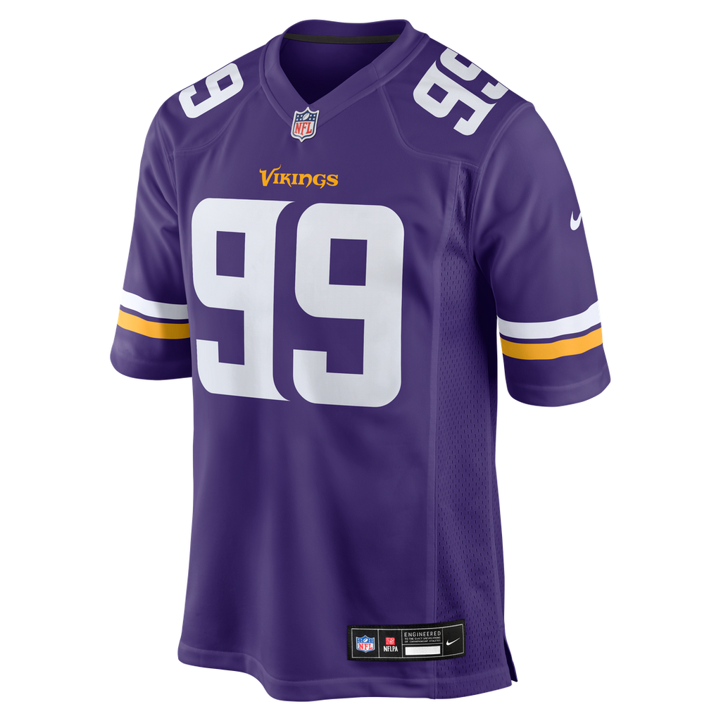 Minnesota Vikings Elijah Williams Nike Purple Team Game Jersey product image 2, provided for visual reference and product