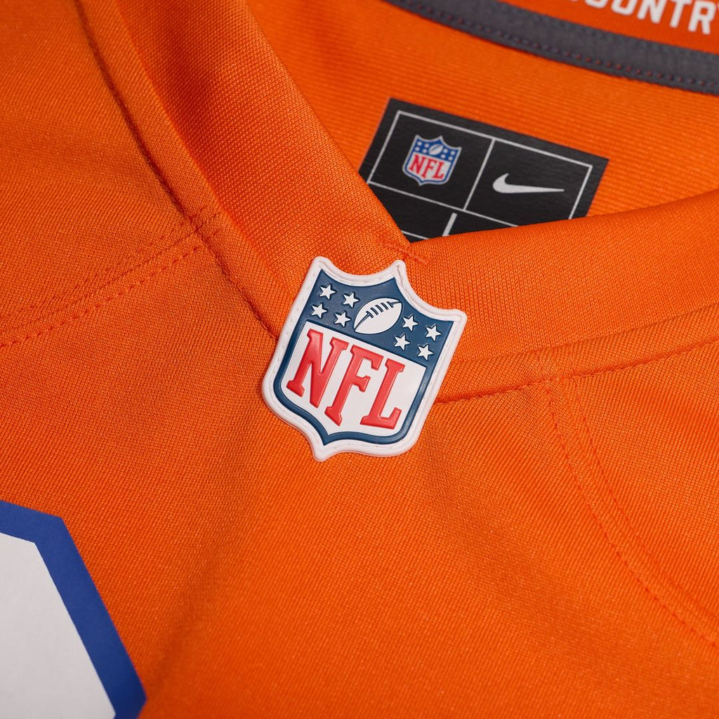 Denver Broncos Quinn Meinerz Nike Orange Alternate Game Jersey product image 4, provided for visual reference and product
