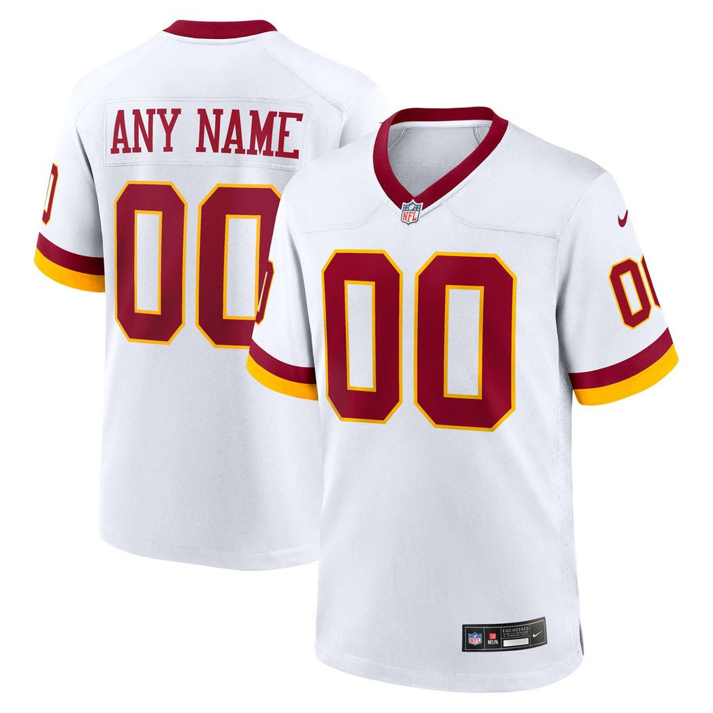 Washington Commanders Nike White Game Super Bowl Era Custom Jersey product image 1, provided for visual reference and