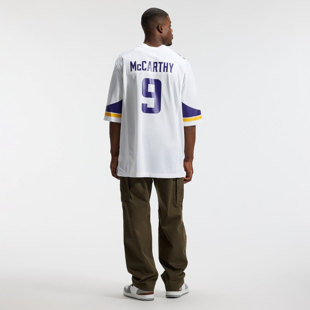 Minnesota Vikings J.J. McCarthy Nike Purple 2nd Alternate Player Game Jersey product image 17, provided for visual reference