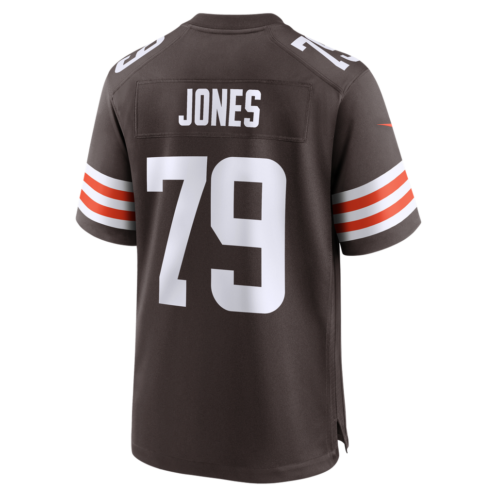 Cleveland Browns Dawand Jones Nike Brown Team Game Jersey product image 3, provided for visual reference and product detail