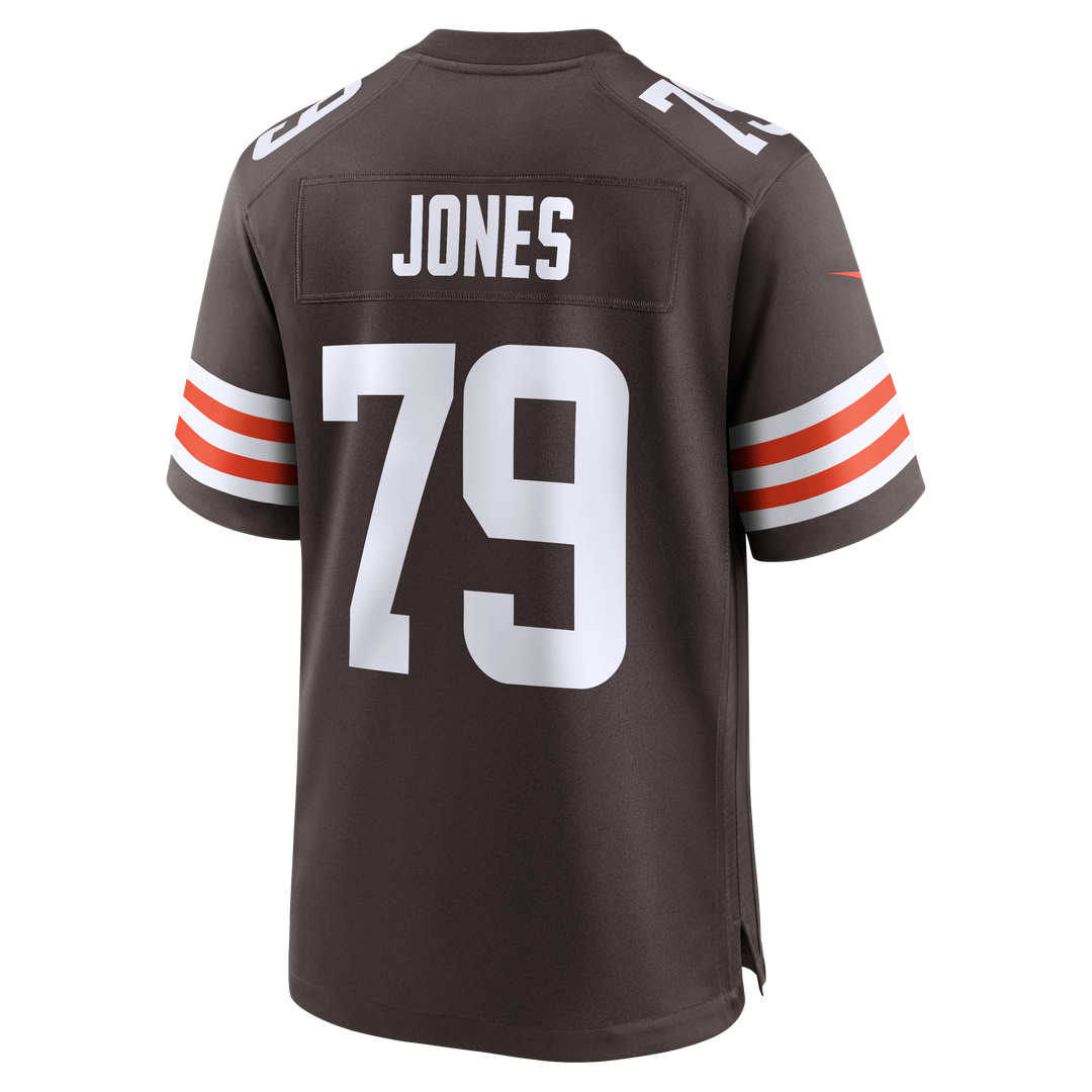 Cleveland Browns Dawand Jones Nike Brown Team Game Jersey product image 3, provided for visual reference and product detail