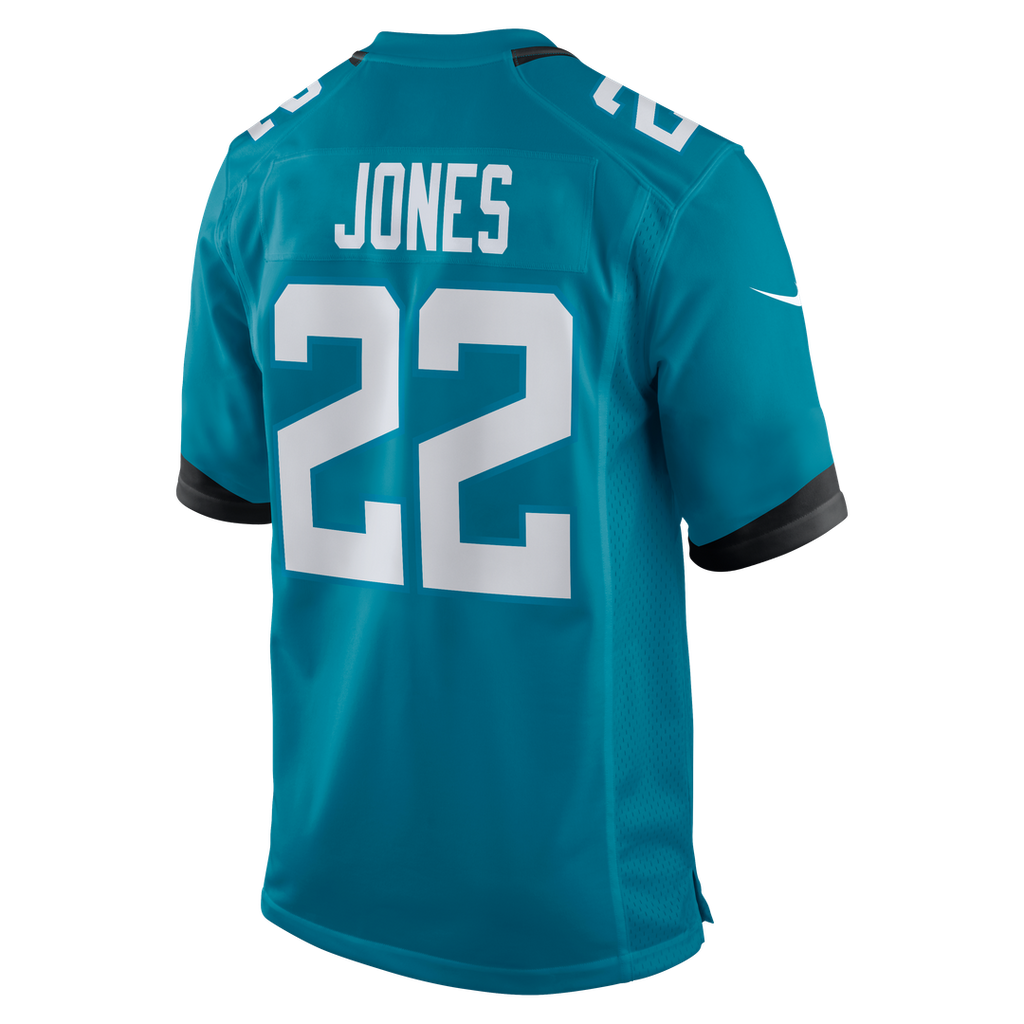 Jacksonville Jaguars Jarrian Jones Nike Teal Team Game Jersey product image 3, provided for visual reference and product