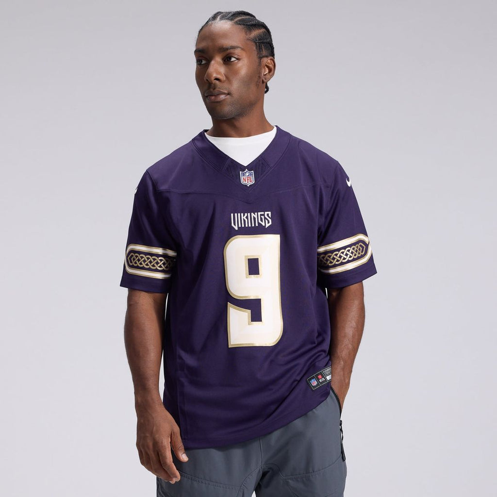 Minnesota Vikings J.J. McCarthy Nike Purple 2026 Rivalries Collection Stitched Limited Jersey product image 2, provided for