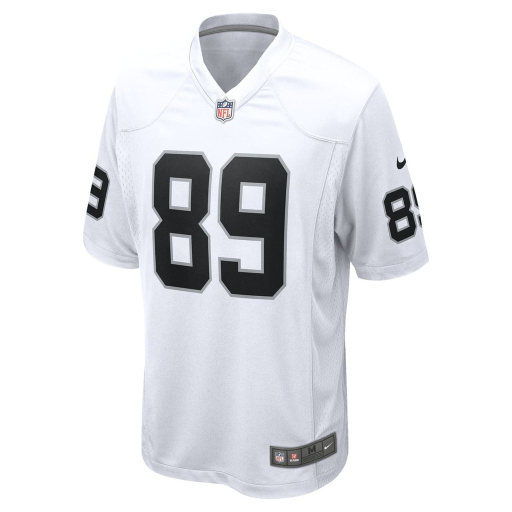 Las Vegas Raiders Brock Bowers Nike Black Player Game Jersey product image 30, provided for visual reference and product
