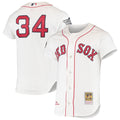 Boston Red Sox David Ortiz Mitchell & Ness White 2004 Cooperstown Collection Home Authentic Jersey product image 1, provided