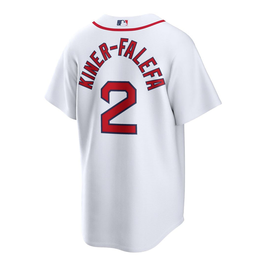 Boston Red Sox Isiah Kiner-Falefa Nike White Home Replica Jersey product image 3, provided for visual reference and product