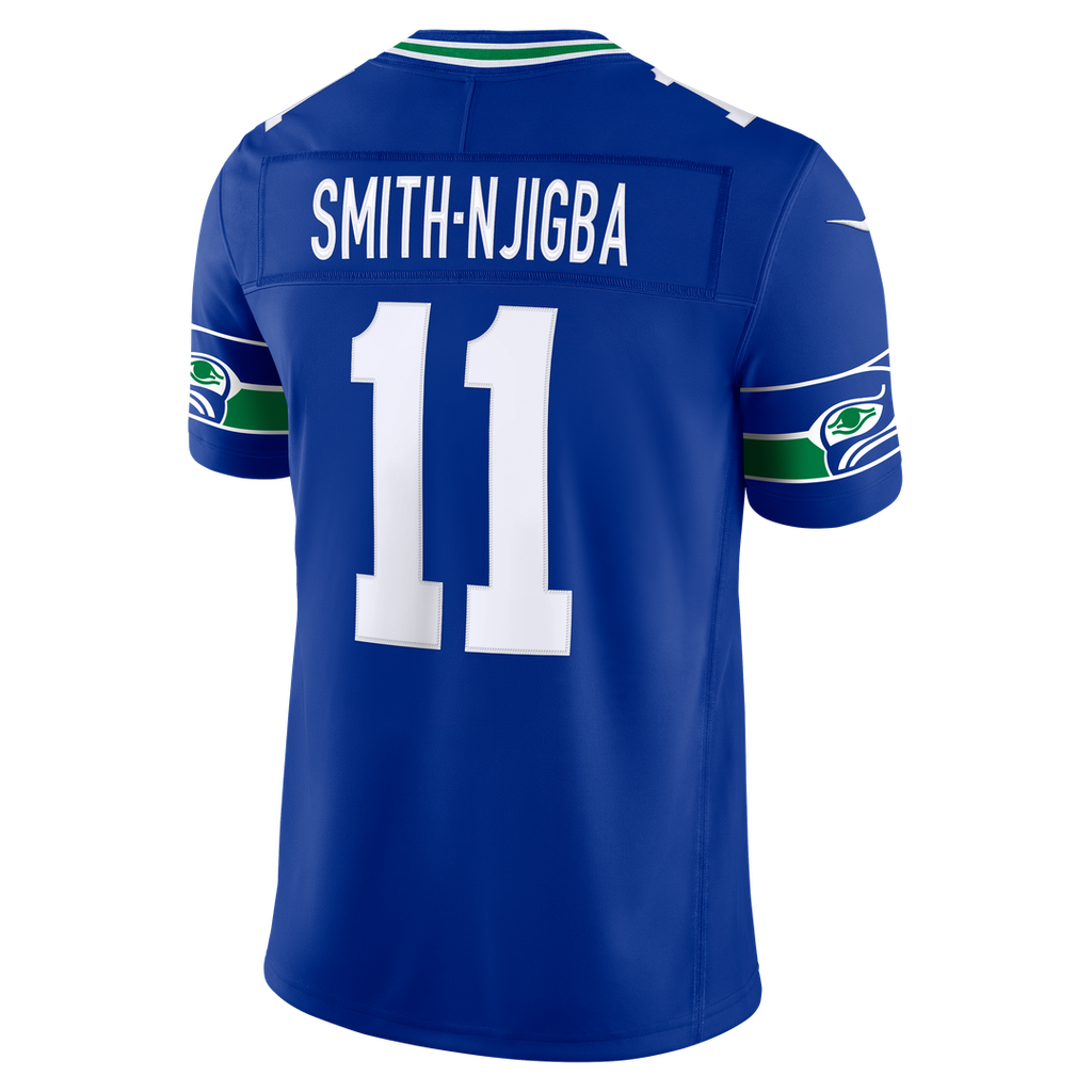 Seattle Seahawks Jaxon Smith-Njigba Nike Royal Alternate Vapor F.U.S.E. Stitched Limited Jersey product image 6, provided