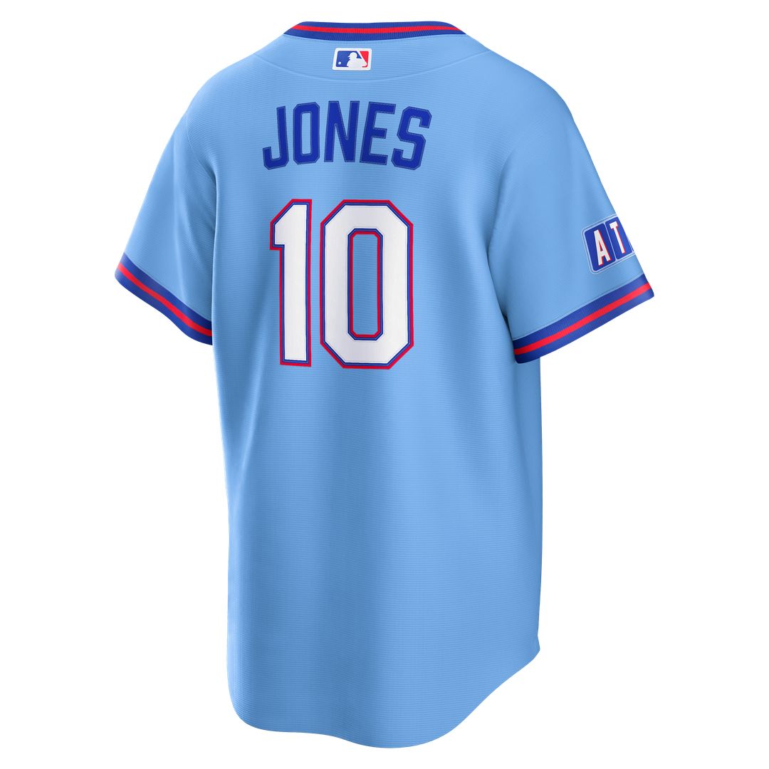Atlanta Braves Chipper Jones Nike Powder Blue 2026 City Connect Stadium Jersey product image 3, provided for visual