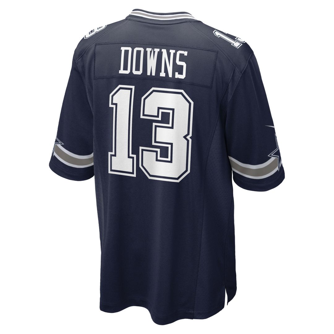Dallas Cowboys Caleb Downs Nike Navy Team Game Jersey product image 5, provided for visual reference and product detail