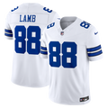 Dallas Cowboys CeeDee Lamb Nike White Vapor F.U.S.E. Stitched Limited Jersey product image 1, provided for visual reference