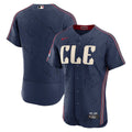 Cleveland Guardians Nike Navy City Connect Authentic Sponsor Patch Jersey product image 1, provided for visual reference and