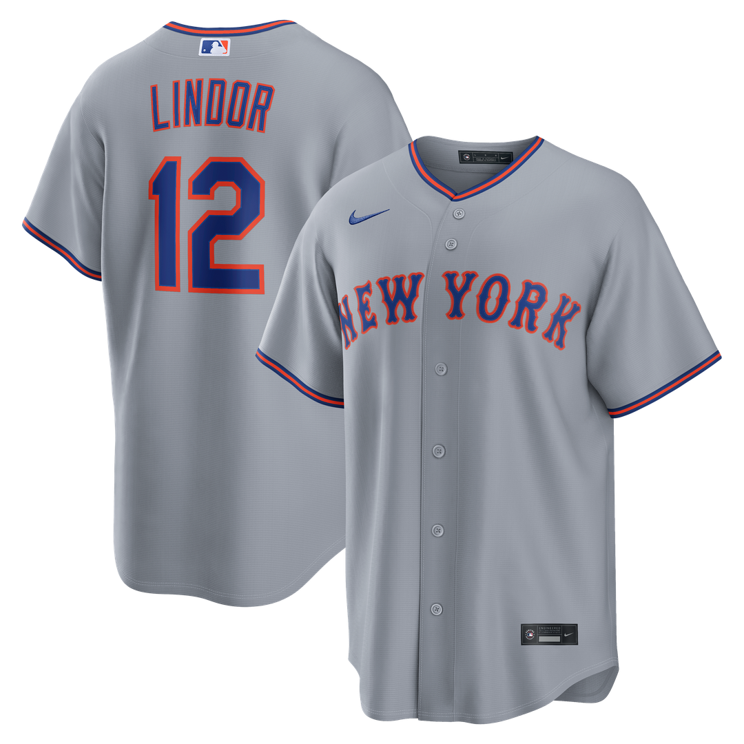 New York Mets Francisco Lindor Nike Royal Alternate Replica Jersey product image 7, provided for visual reference and
