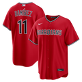 Cleveland Guardians José Ramírez Nike Red Alternate Replica Jersey product image 1, provided for visual reference and