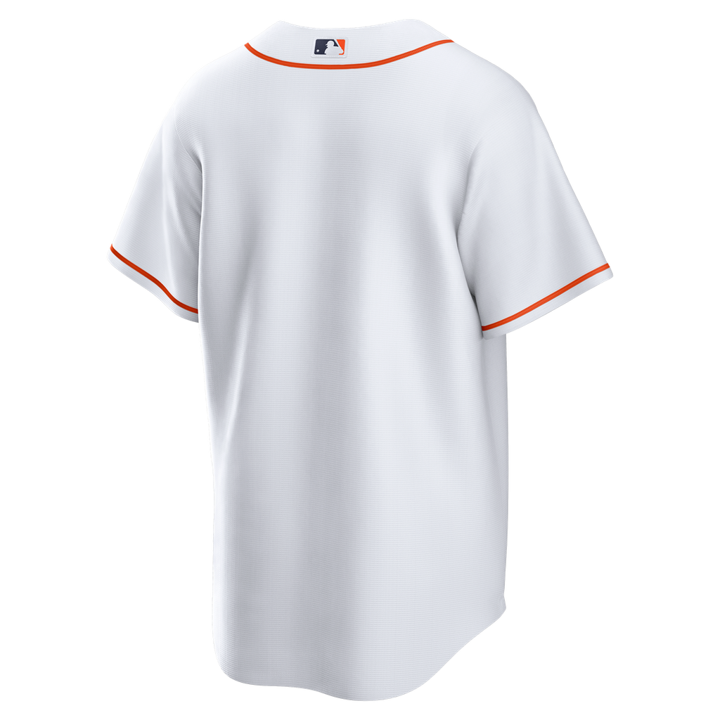 Houston Astros Nike White Home Big & Tall Replica Jersey product image 3, provided for visual reference and product detail