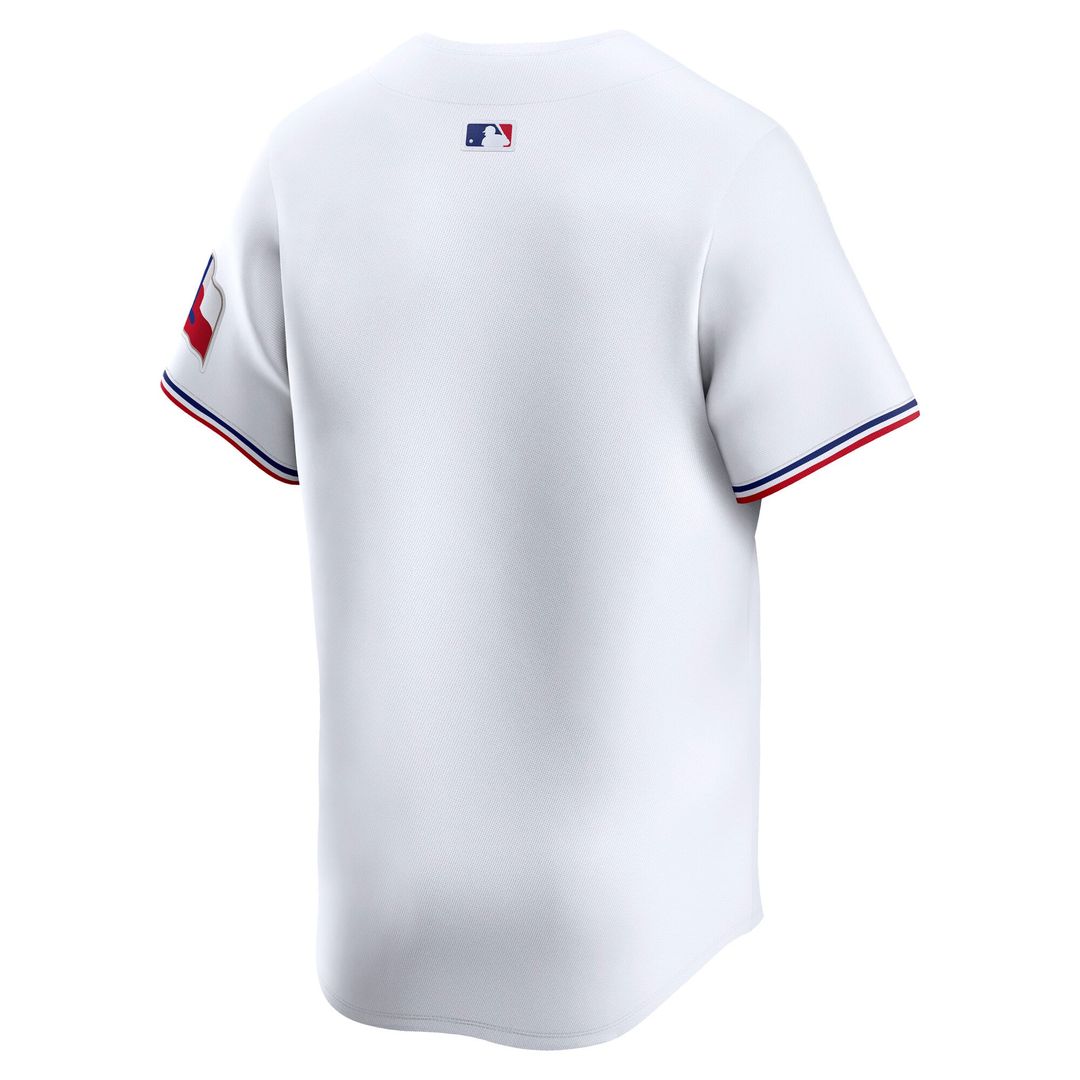 Texas Rangers Nike White Home Limited Jersey product image 3, provided for visual reference and product detail review