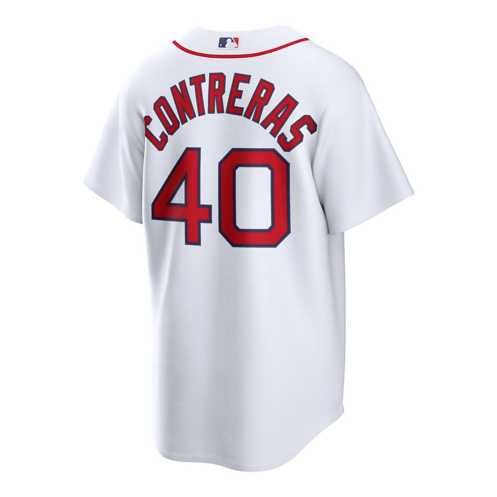 Boston Red Sox Willson Contreras Nike White Home Replica Jersey product image 3, provided for visual reference and product