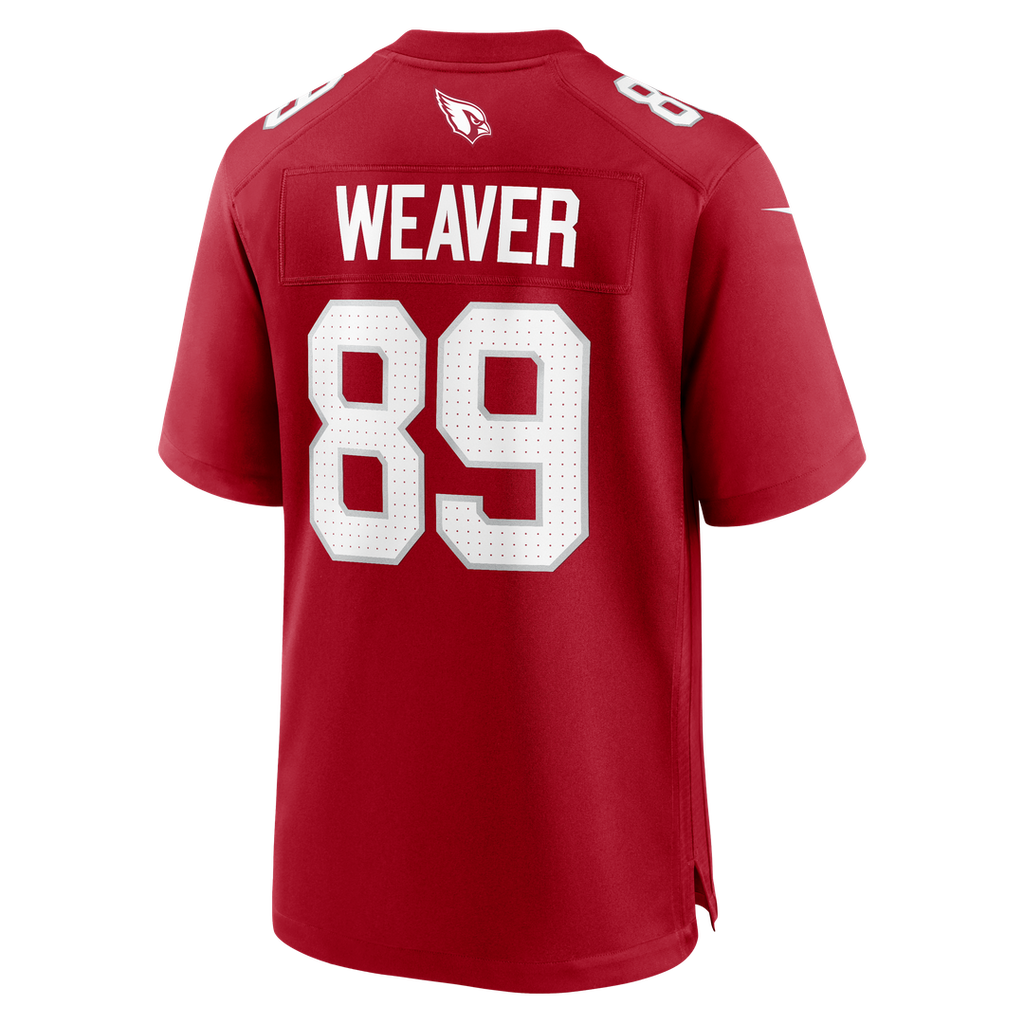 Arizona Cardinals Xavier Weaver Nike Cardinal Team Game Jersey product image 3, provided for visual reference and product