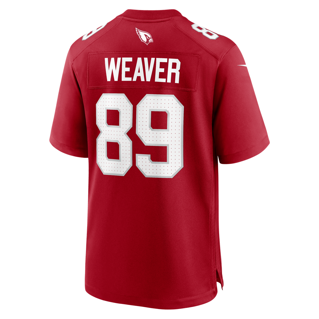 Arizona Cardinals Xavier Weaver Nike Cardinal Team Game Jersey product image 3, provided for visual reference and product