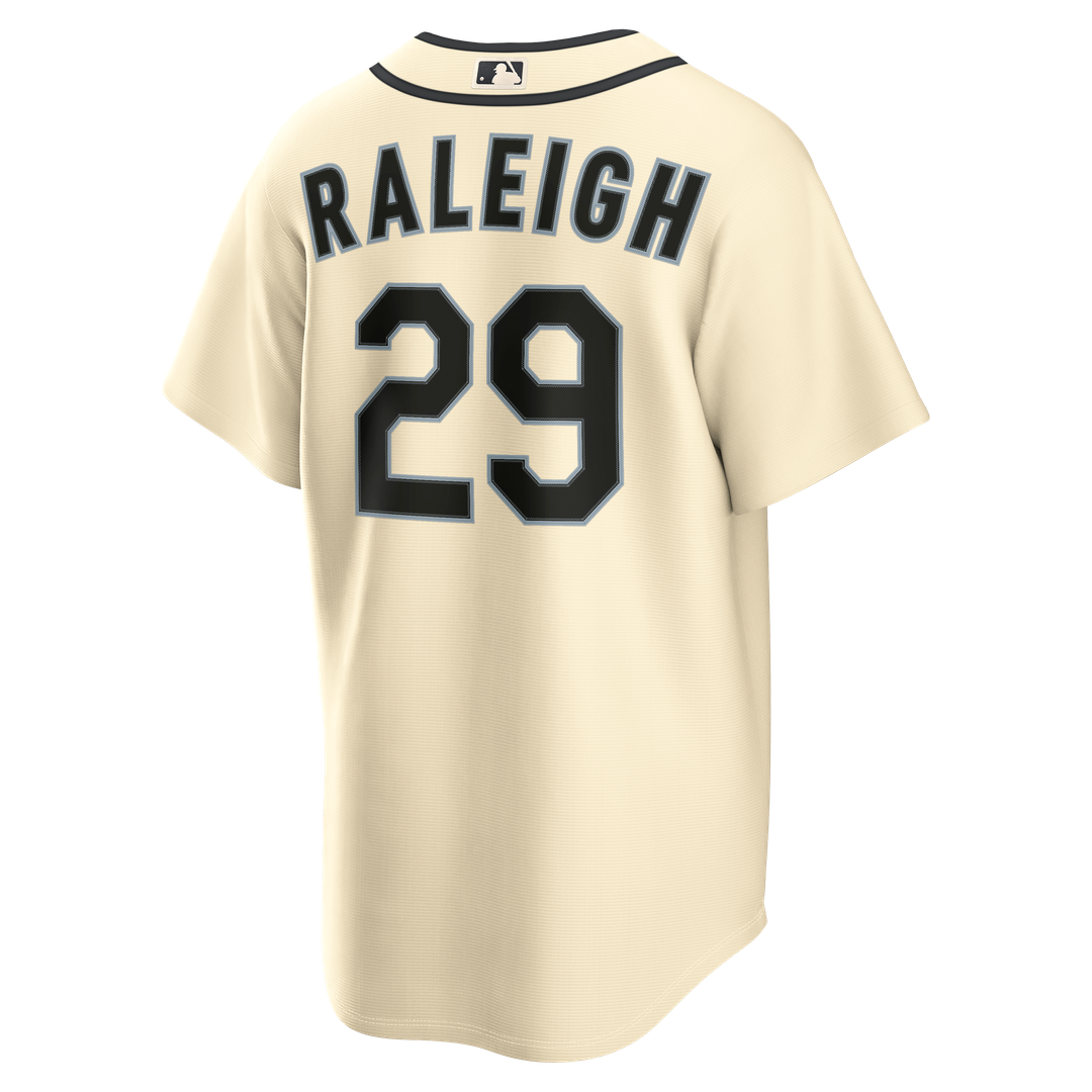 Seattle Mariners Cal Raleigh Nike Teal Alternate Replica Jersey product image 9, provided for visual reference and product
