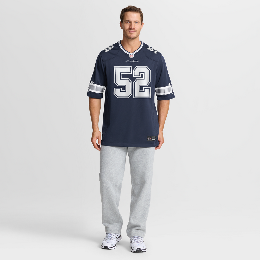 Dallas Cowboys Tyler Booker Nike Navy Team Game Jersey product image 7, provided for visual reference and product detail