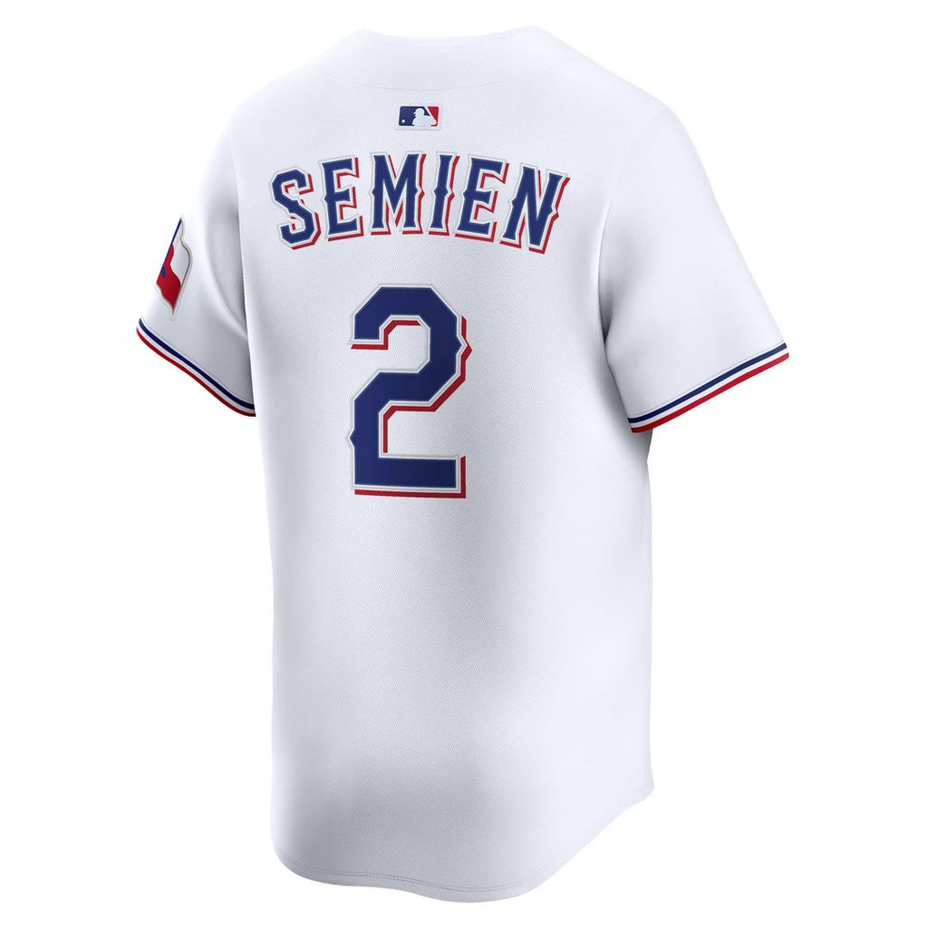 Texas Rangers Marcus Semien Nike White Home Limited Player Jersey product image 3, provided for visual reference and product