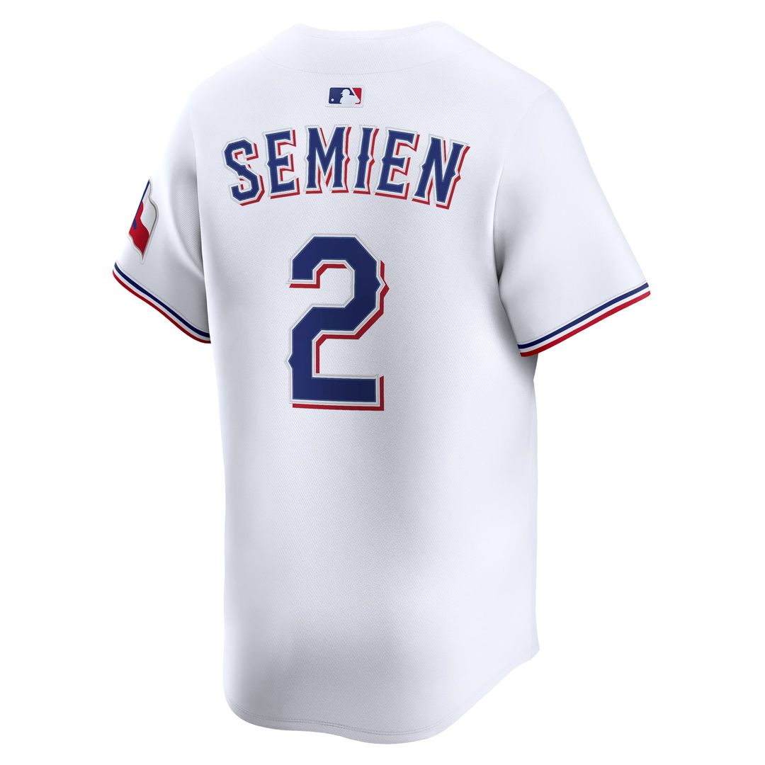 Texas Rangers Marcus Semien Nike White Home Limited Player Jersey product image 3, provided for visual reference and product