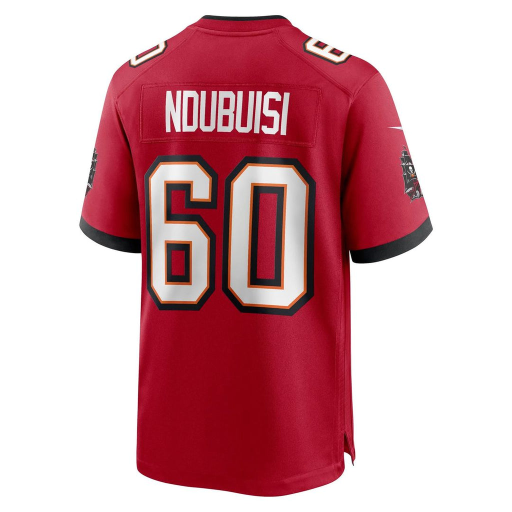 Tampa Bay Buccaneers Haggai Ndubuisi Nike Red Team Game Jersey product image 5, provided for visual reference and product