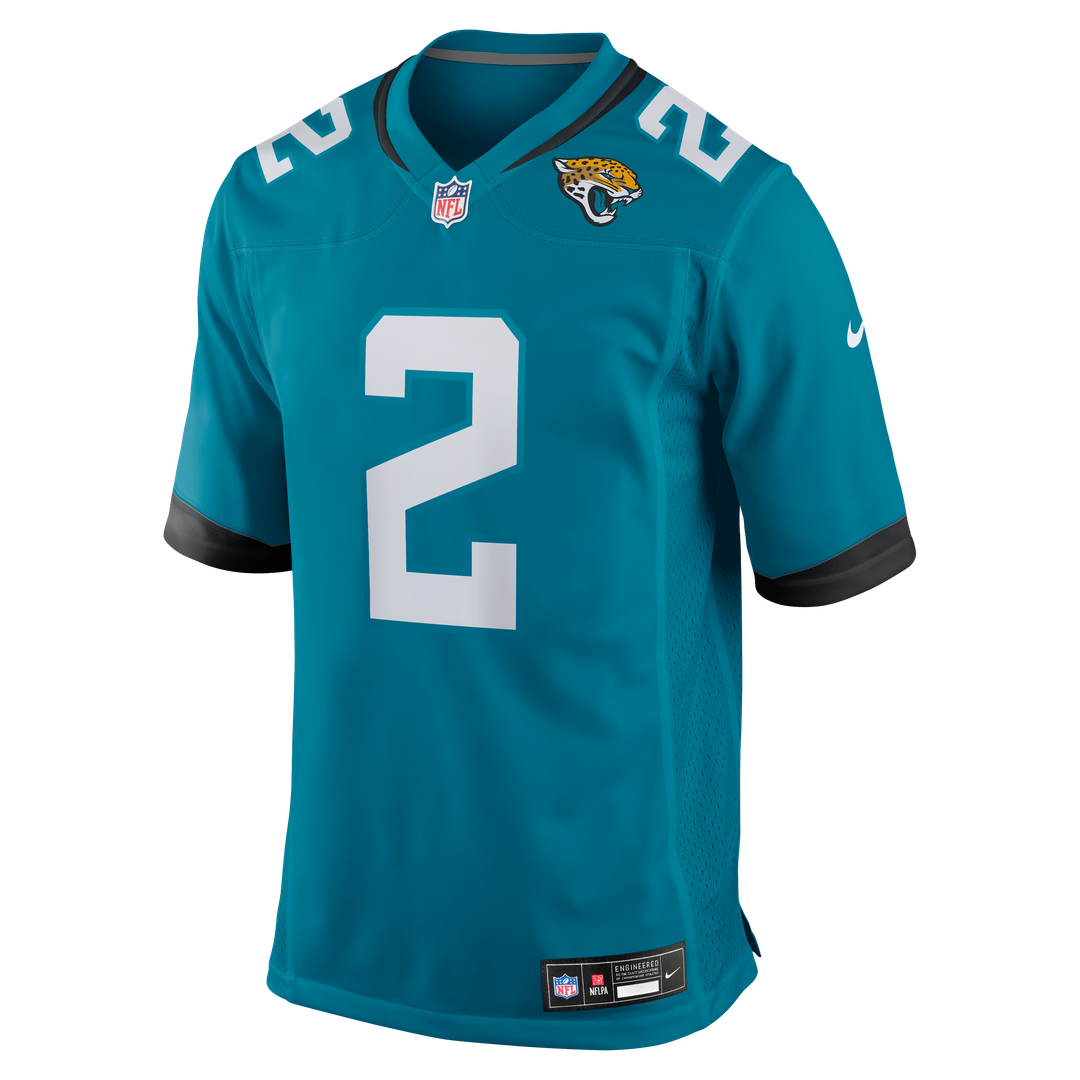 Jacksonville Jaguars Jourdan Lewis Nike Teal Team Game Jersey product image 2, provided for visual reference and product