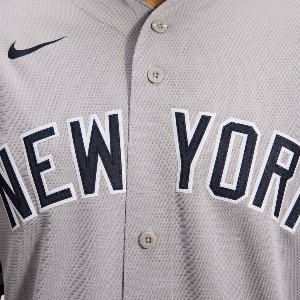 New York Yankees Anthony Volpe Nike Gray Road Replica Jersey product image 9, provided for visual reference and product