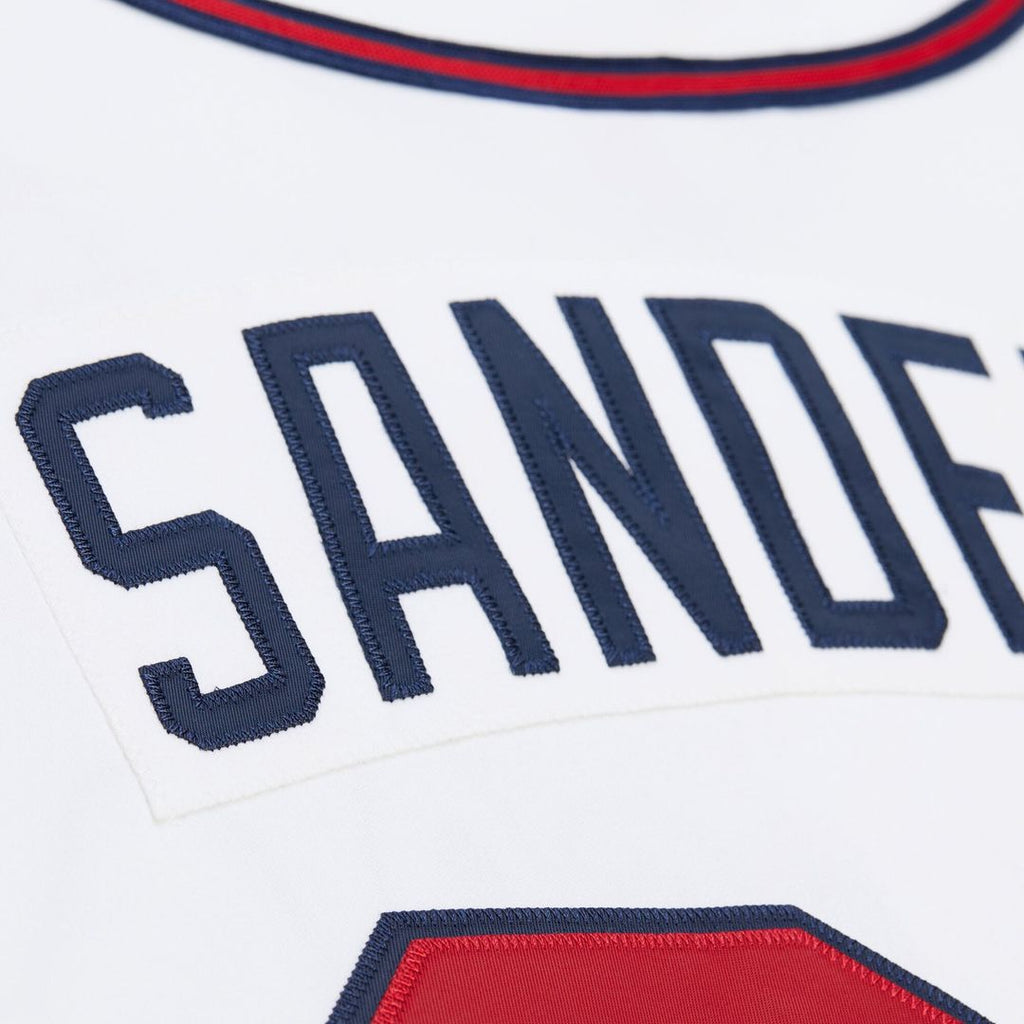 Atlanta Braves Deion Sanders Mitchell & Ness White Cooperstown Collection 1992 Authentic Jersey product image 7, provided
