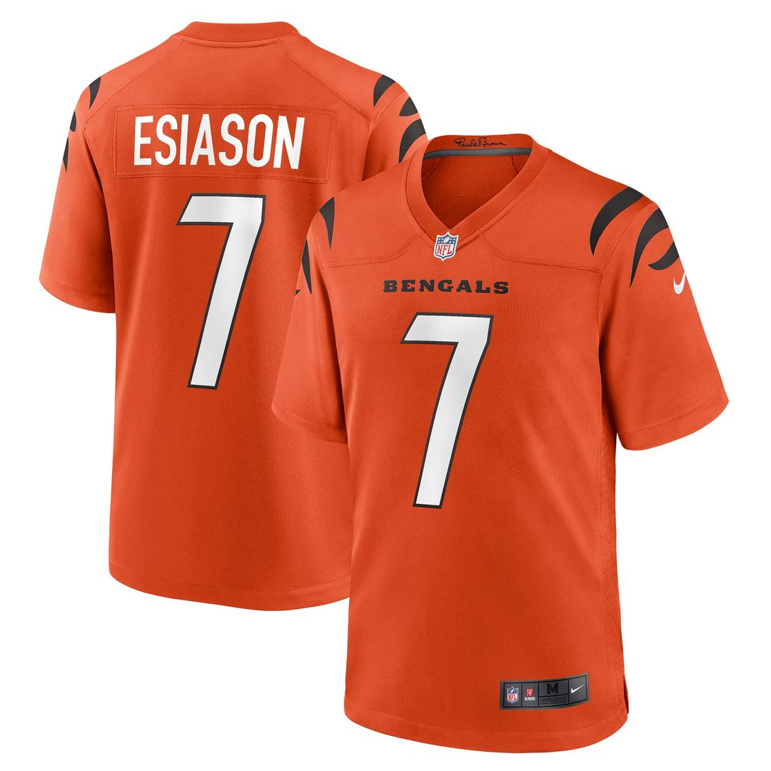 Cincinnati Bengals Boomer Esiason Nike Orange Retired Player Alternate Game Jersey product image 7, provided for visual