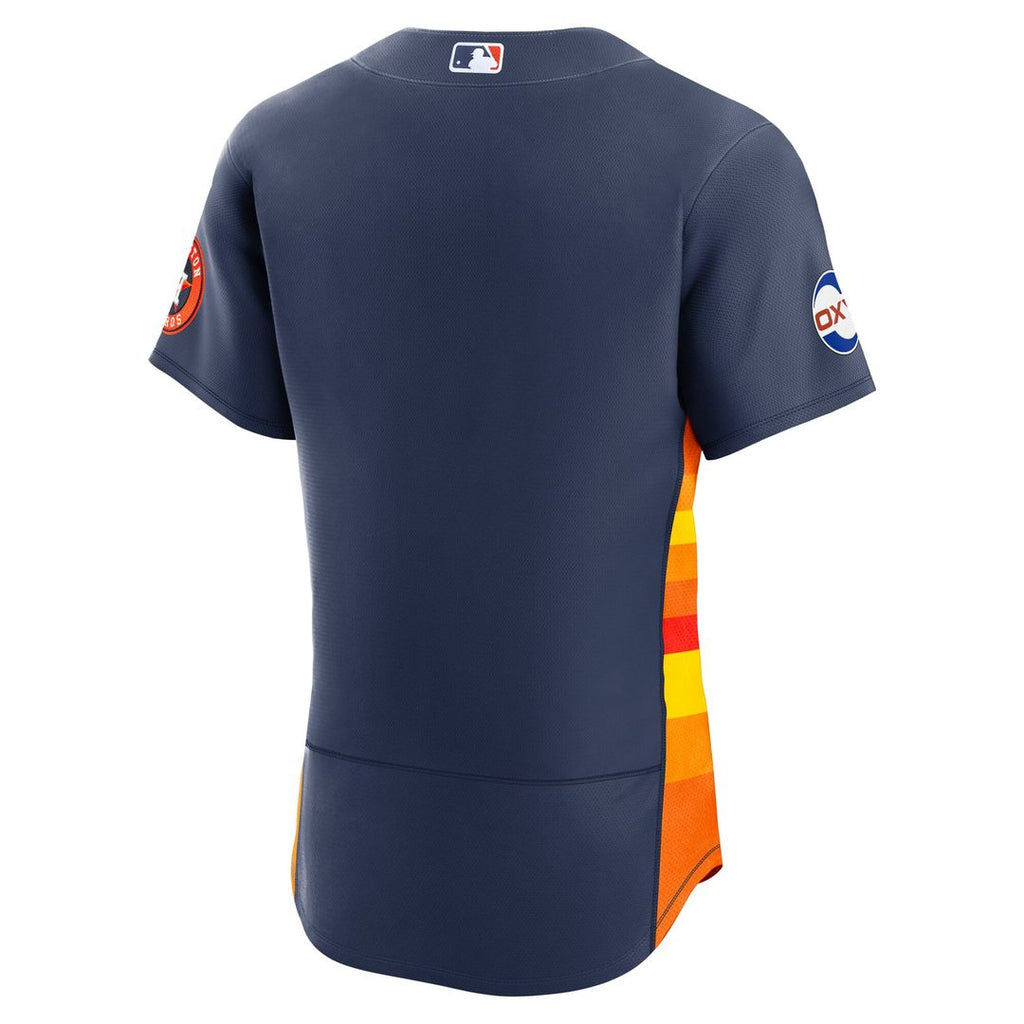 Houston Astros Nike Orange Alternate Sponsor Patch Authentic Jersey product image 9, provided for visual reference and