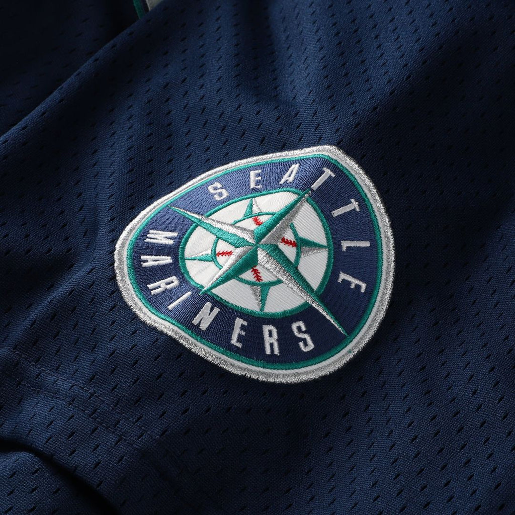 Seattle Mariners Mitchell & Ness Navy Big & Tall Cooperstown Collection Mesh Batting Practice Jersey product image 6,