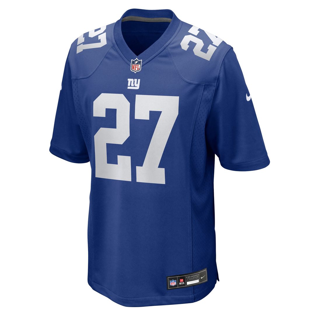 New York Giants Tyler Nubin Nike Royal Team Game Jersey product image 2, provided for visual reference and product detail