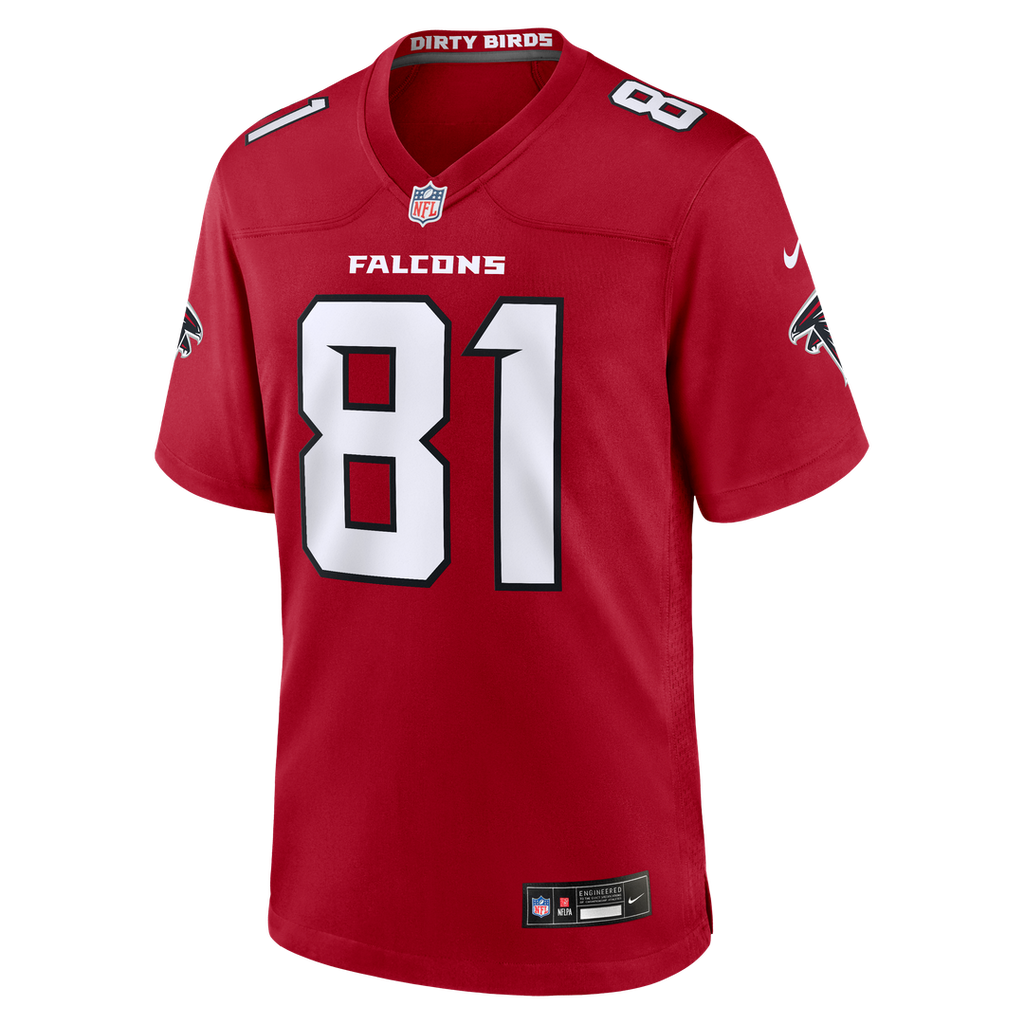 Atlanta Falcons Austin Hooper Nike Red Team Game Jersey product image 2, provided for visual reference and product detail