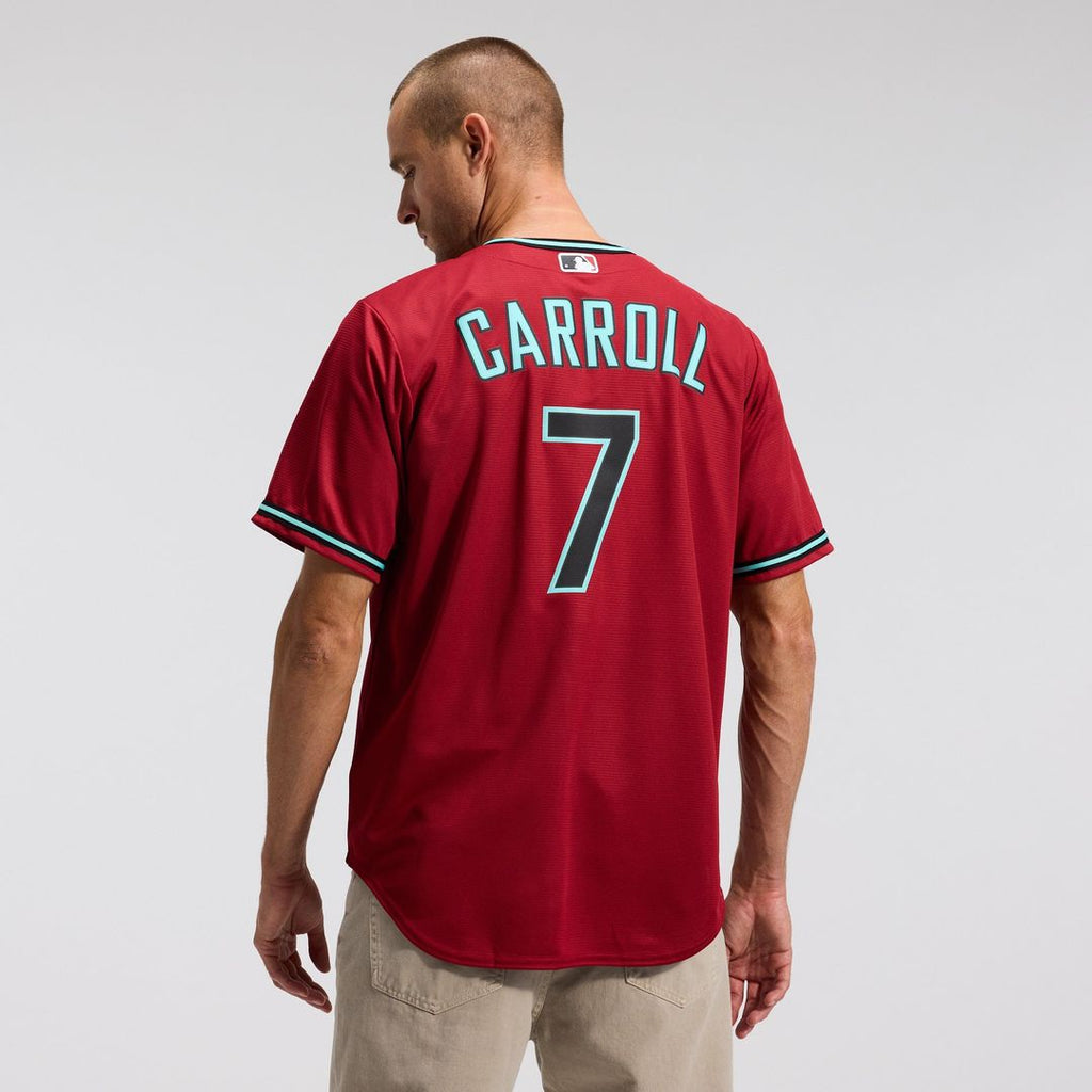 Arizona Diamondbacks Corbin Carroll Nike Crimson Alternate 2 Replica Jersey product image 16, provided for visual reference