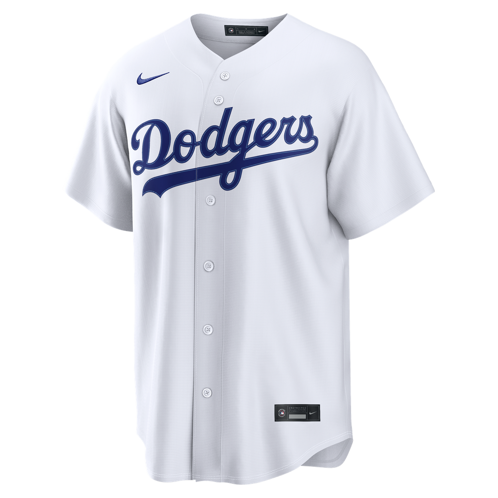 Los Angeles Dodgers Tarik Skubal Nike White Home Replica Jersey product image 2, provided for visual reference and product
