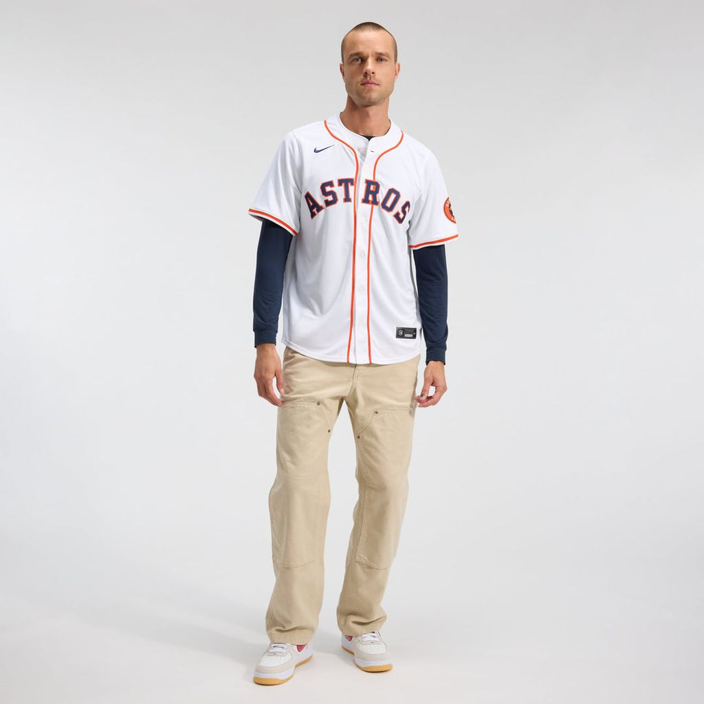 Houston Astros Nike White Home Limited Jersey product image 3, provided for visual reference and product detail review