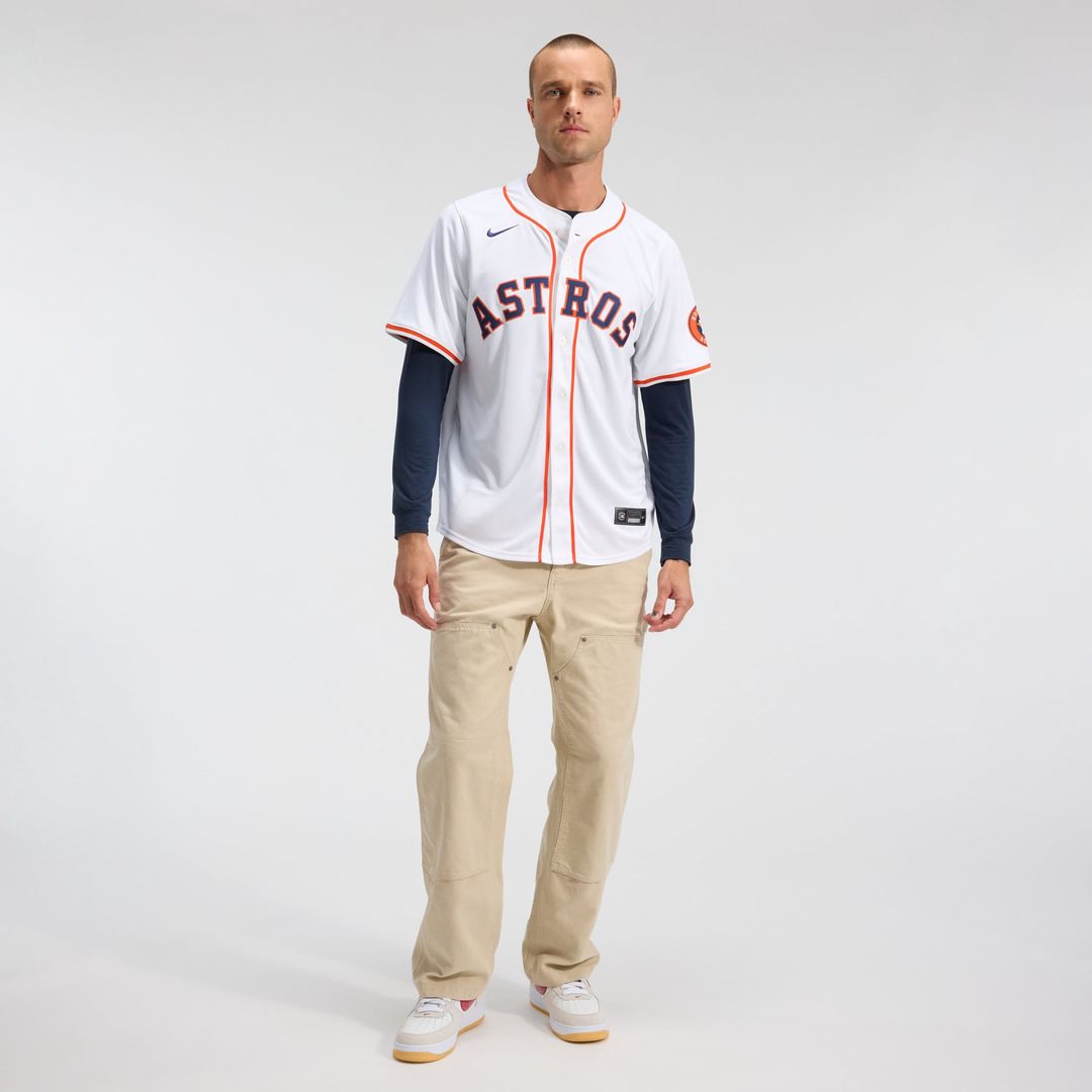 Houston Astros Nike White Home Limited Jersey product image 3, provided for visual reference and product detail review