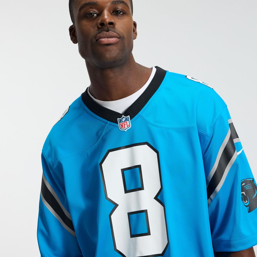 Carolina Panthers Jaycee Horn Nike Blue Alternate Game Jersey product image 10, provided for visual reference and product
