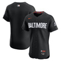 Baltimore Orioles Nike Black City Connect Elite Jersey product image 1, provided for visual reference and product detail