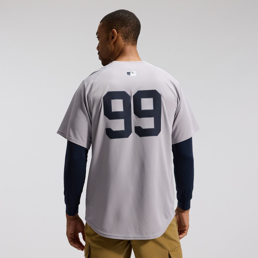 New York Yankees Aaron Judge Nike Gray Road Limited Player Jersey product image 3, provided for visual reference and product