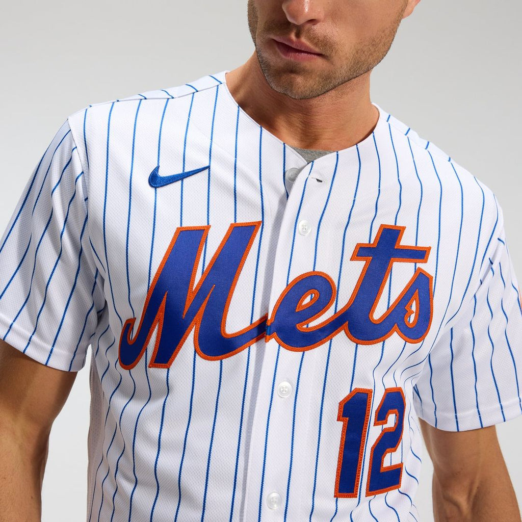 New York Mets Francisco Lindor Nike White Home Authentic Player Jersey product image 9, provided for visual reference and