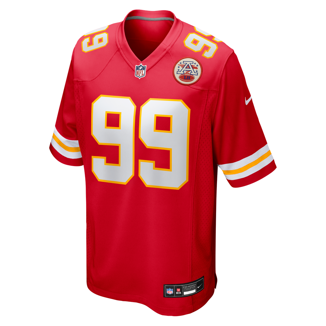 Kansas City Chiefs Peter Woods Nike Red Team Game Jersey product image 4, provided for visual reference and product detail